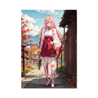 Poster Promenade en Kimono