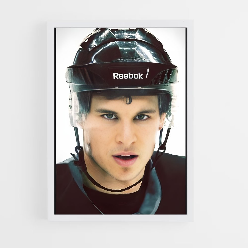 ap-sidney crosby-4 cadre Blanc