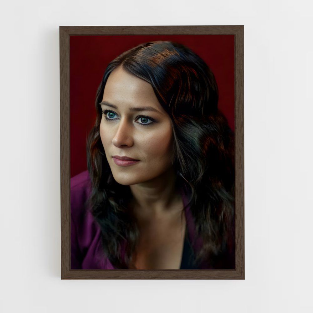 ap-sidse babett knudsen-15 cadre Bois foncé