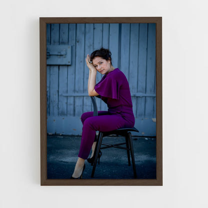 ap-sidse babett knudsen-8 cadre Bois foncé
