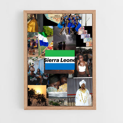 ap-sierra leone-2 cadre Bois clair