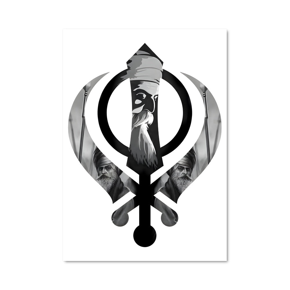 Poster Symbole Sikh