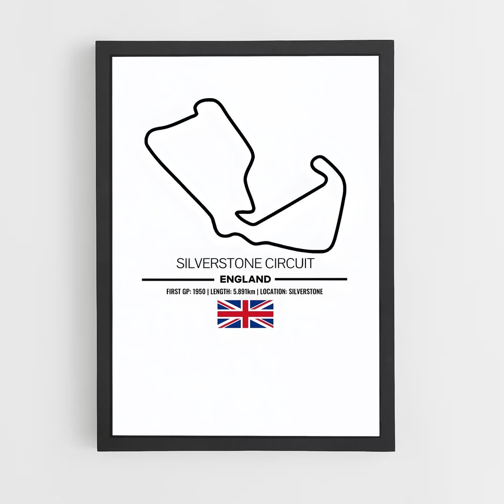 ap-silverstone circuit uk-3 cadre Noir
