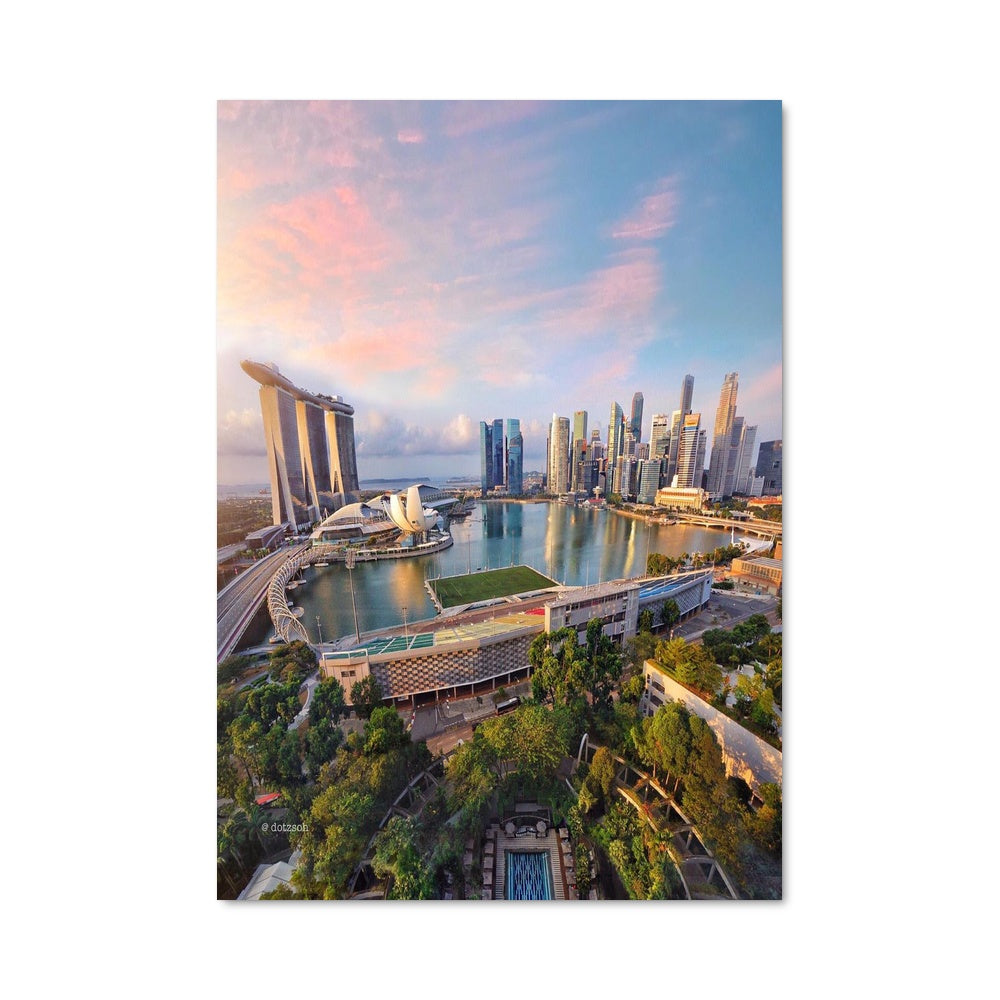 Poster Singapour Céleste