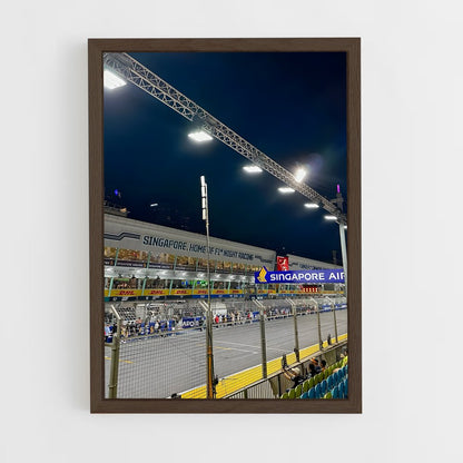ap-singapore grand prix-6 cadre Bois foncé