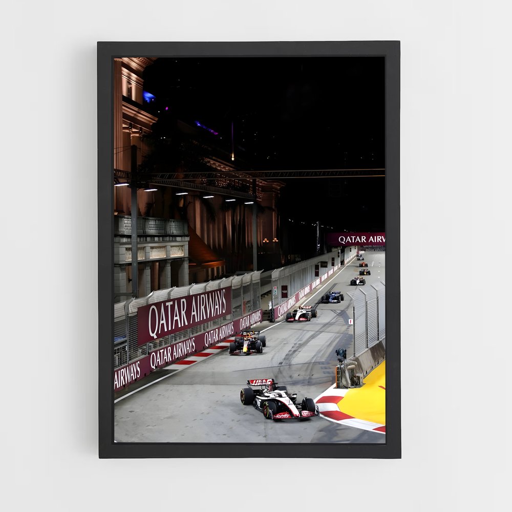 ap-singapore grand prix-8 cadre Noir