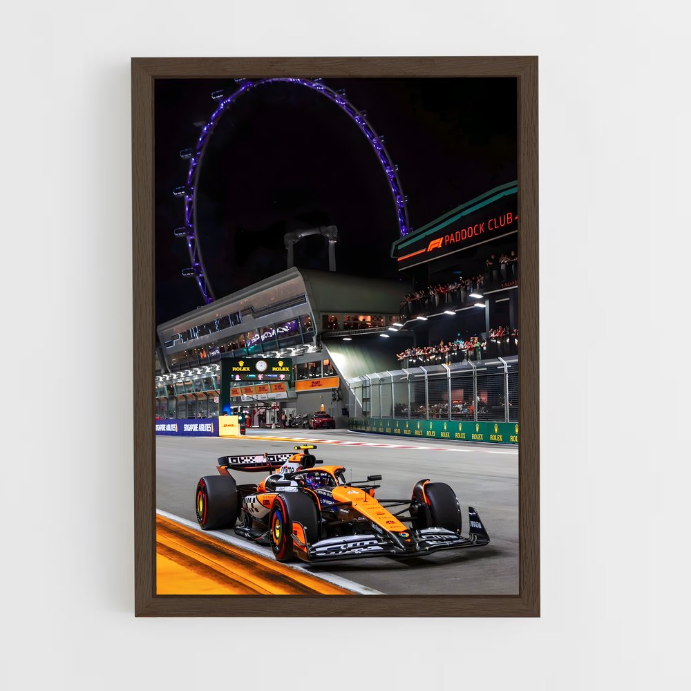 ap-singapore grand prix-9 cadre Bois foncé