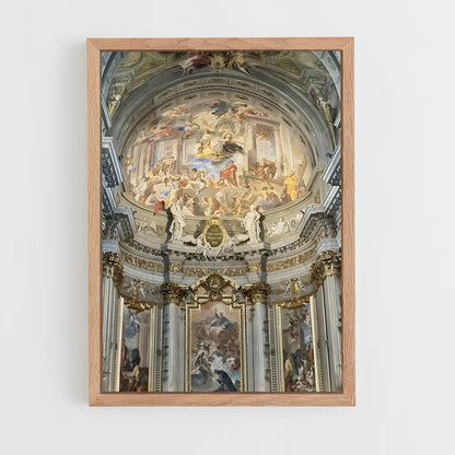 ap-sistine chapel-5 cadre Bois clair