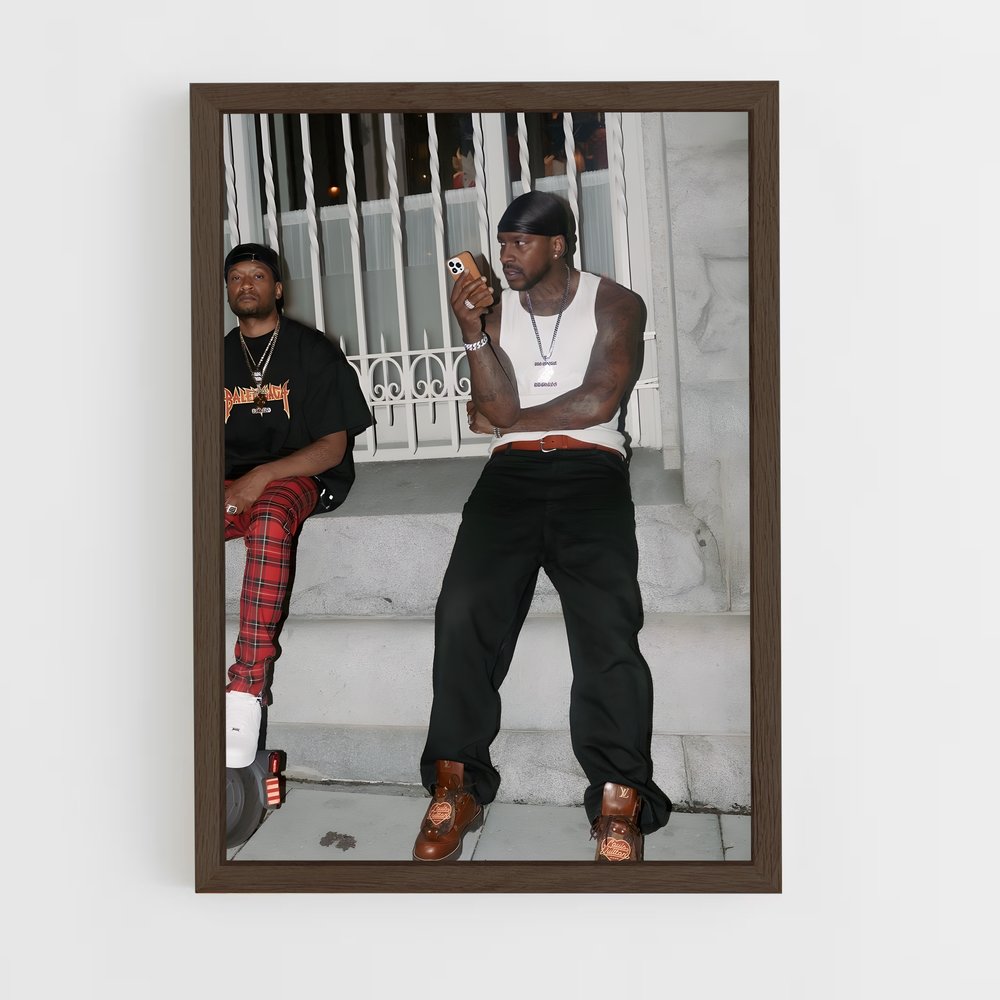 ap-skepta-2 cadre Bois foncé