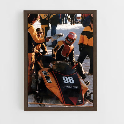 ap-ski-doo renegade-3 cadre Bois foncé