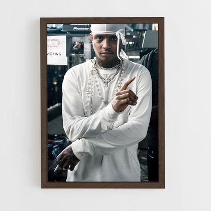 ap-ski mask the slump god-3 cadre Bois foncé