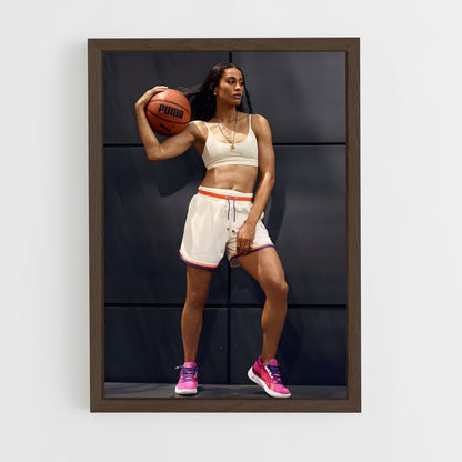 ap-skylar diggins-smith-4 cadre Bois foncé