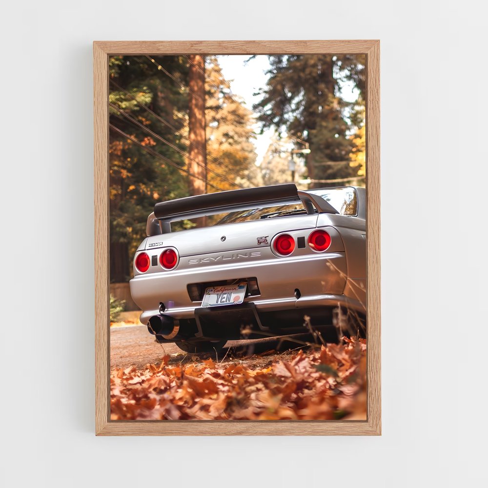 ap-skyline gt-r r32-1 cadre Bois clair