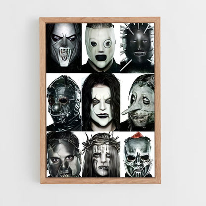 ap-slipknot-11 cadre Bois clair