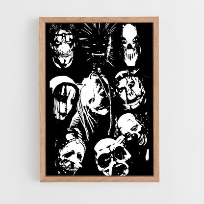 ap-slipknot-13 cadre Bois clair