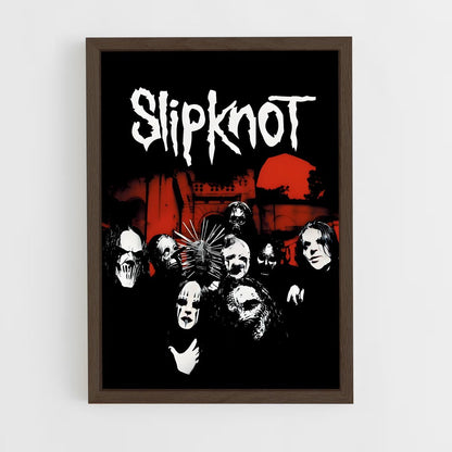 ap-slipknot-9 cadre Bois foncé
