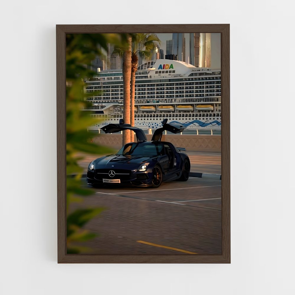 ap-sls amg-6 cadre Bois foncé