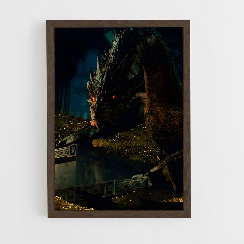 ap-smaug dragon-3 cadre Bois foncé