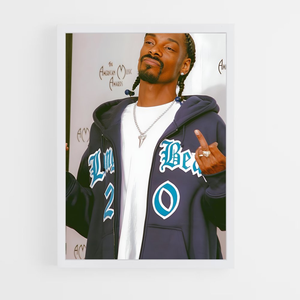 ap-snoop dogg-3 cadre Blanc