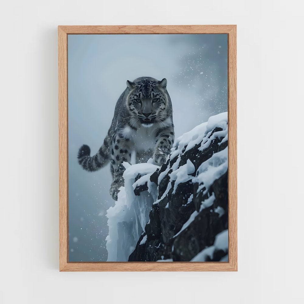 ap-snow leopard-5 cadre Bois clair