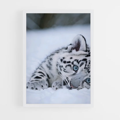 ap-snow leopard-7 cadre Blanc