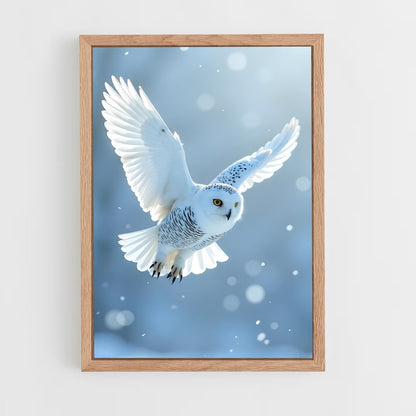 ap-snowy owl-2 cadre Bois clair