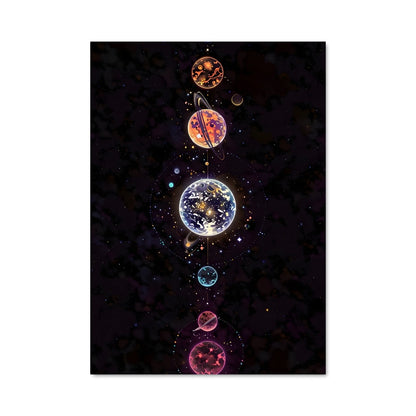 Poster Cosmos Coloré