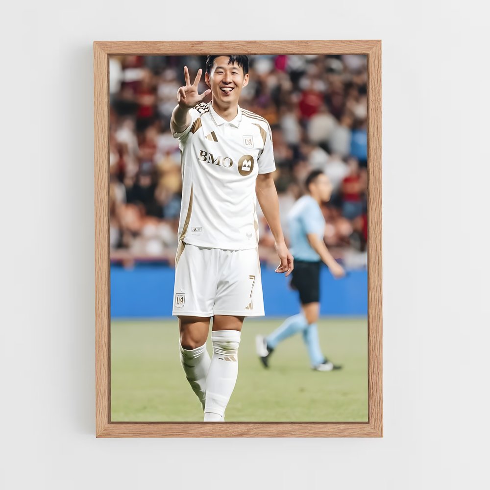 ap-son heung-min-6 cadre Bois clair