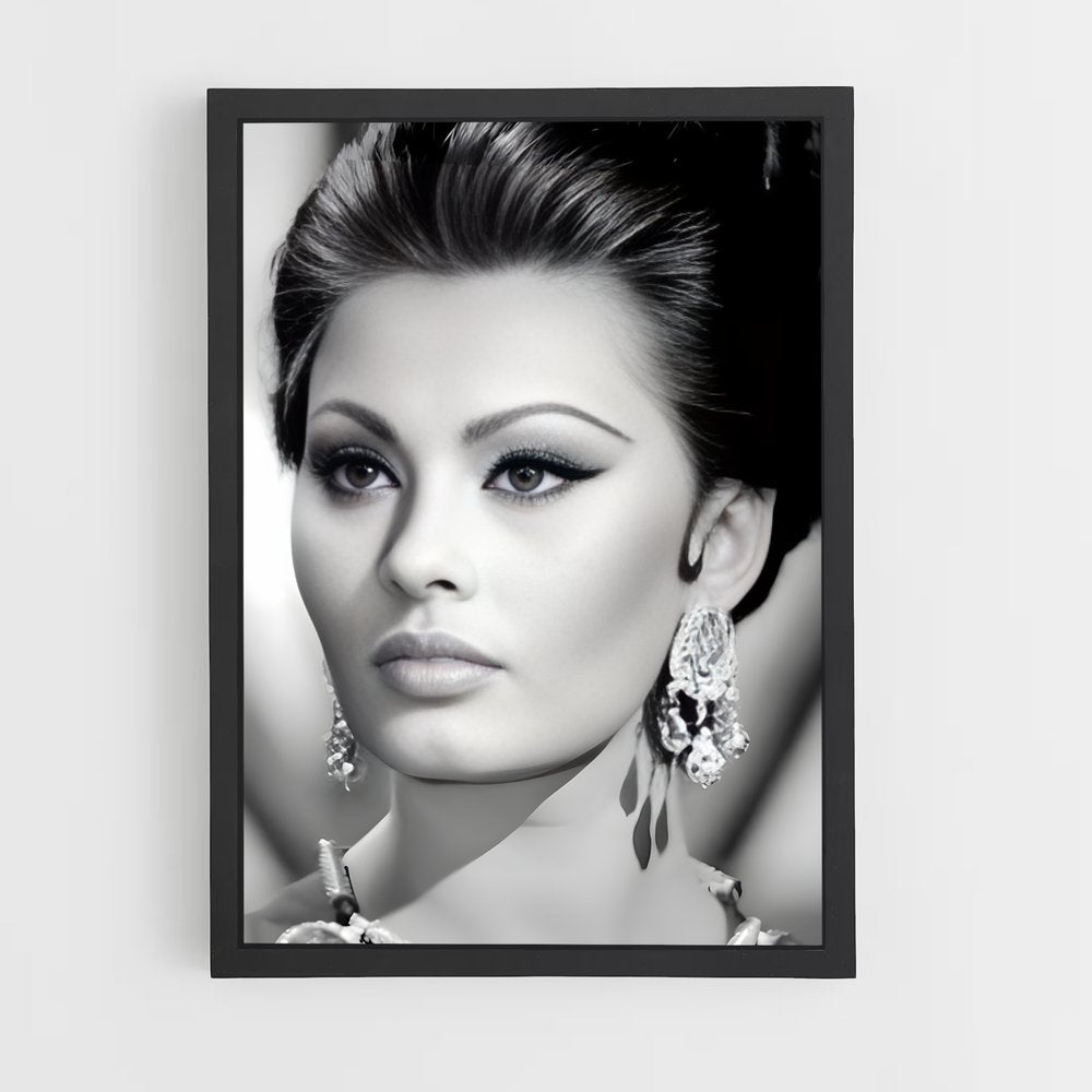 ap-sophia loren-4 cadre Noir