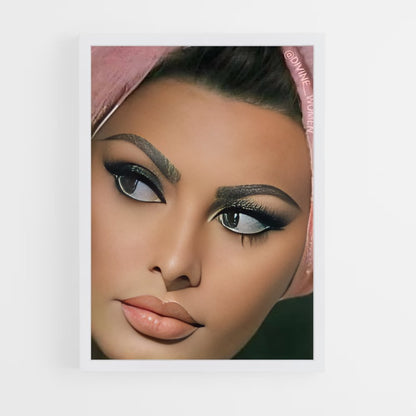 ap-sophia loren-7 cadre Blanc