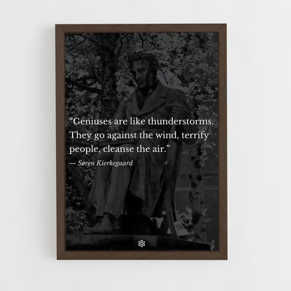 ap-soren kierkegaard-2 cadre Bois foncé