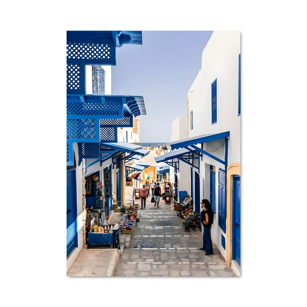 Poster Rue de Mykonos