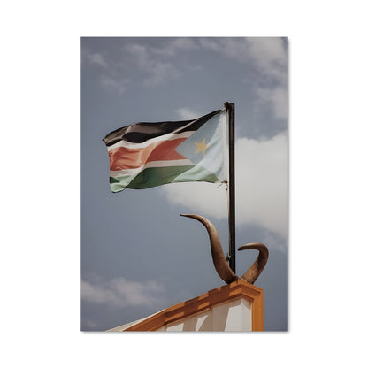 Poster Drapeau du Soudan du Sud