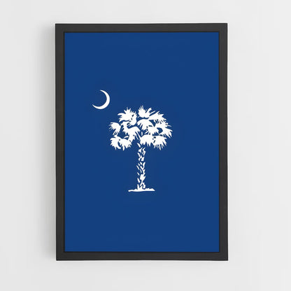 ap-south carolina flag-1 cadre Noir