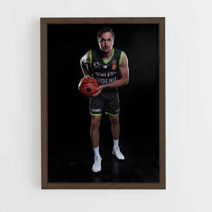ap-south east melbourne phoenix basketball-2 cadre Bois foncé