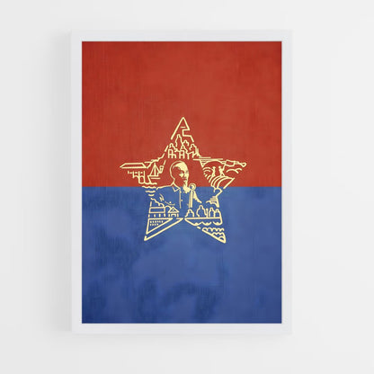 ap-south vietnam flag-1 cadre Blanc