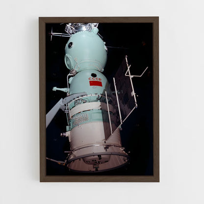 ap-soviet space program-1 cadre Bois foncé