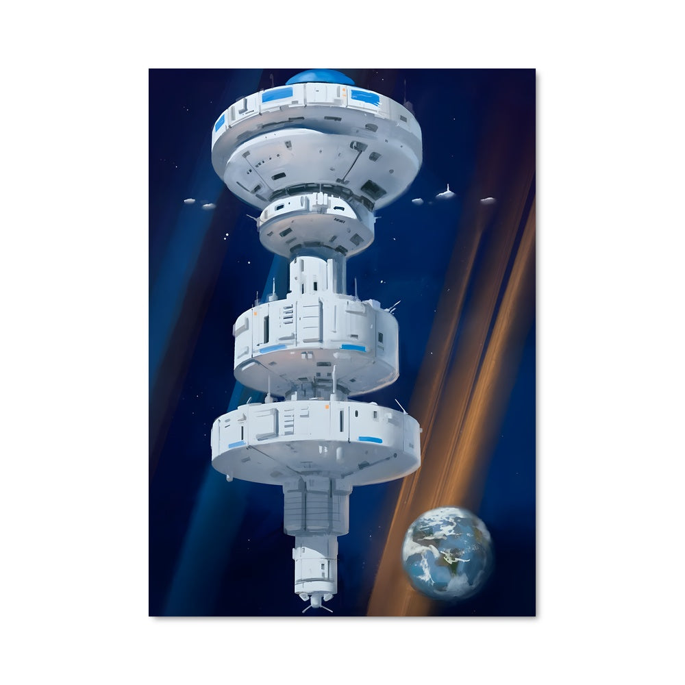 Poster Space stations 81093