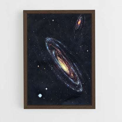 ap-space illustration-1 cadre Bois foncé