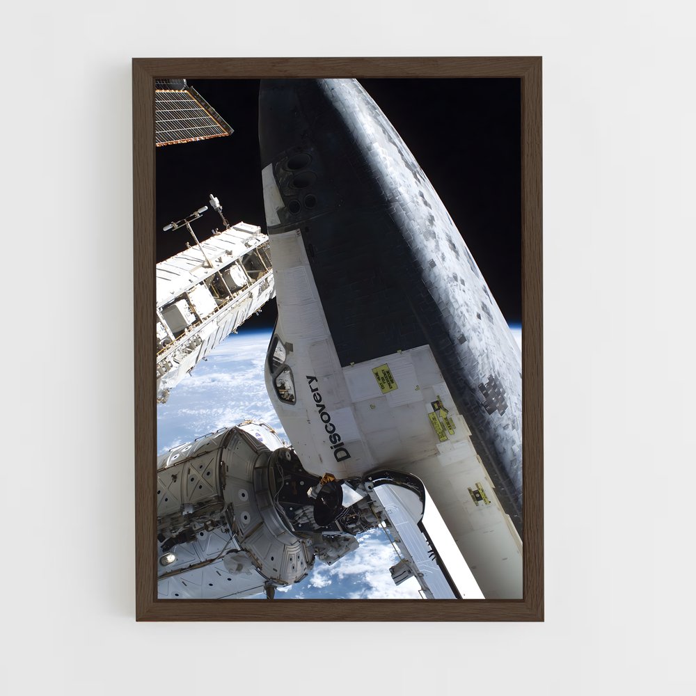 ap-space shuttle-12 cadre Bois foncé