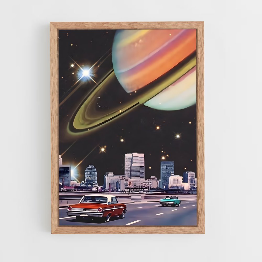 ap-space surrealism-1 cadre Bois clair