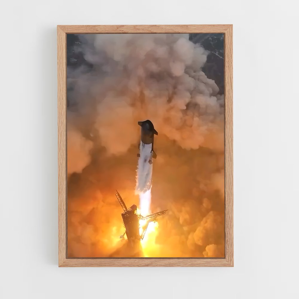 ap-spacex-1 cadre Bois clair