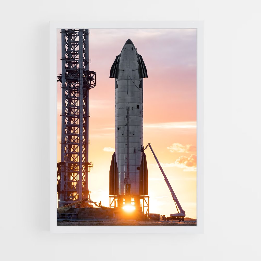 ap-spacex-9 cadre Blanc