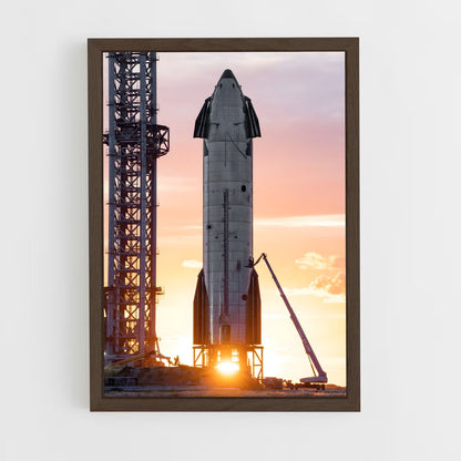 ap-spacex-9 cadre Bois foncé