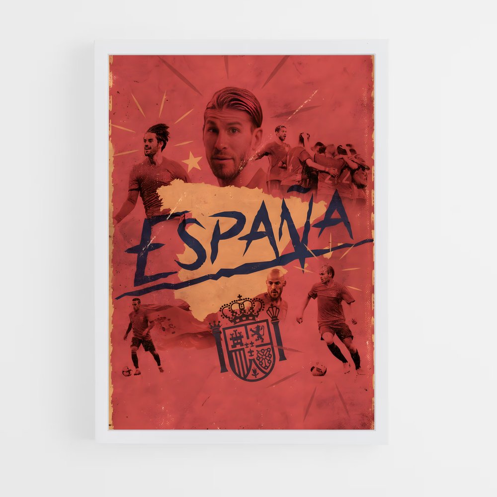 ap-spain national football team-5 cadre Blanc