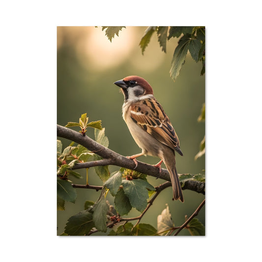 Poster Le Moineau Sage