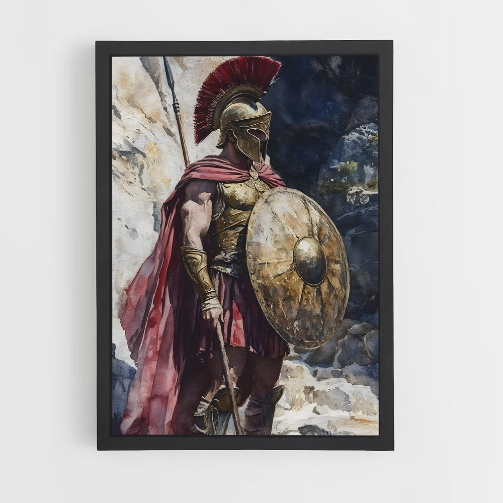 ap-spartan warrior-1 cadre Noir