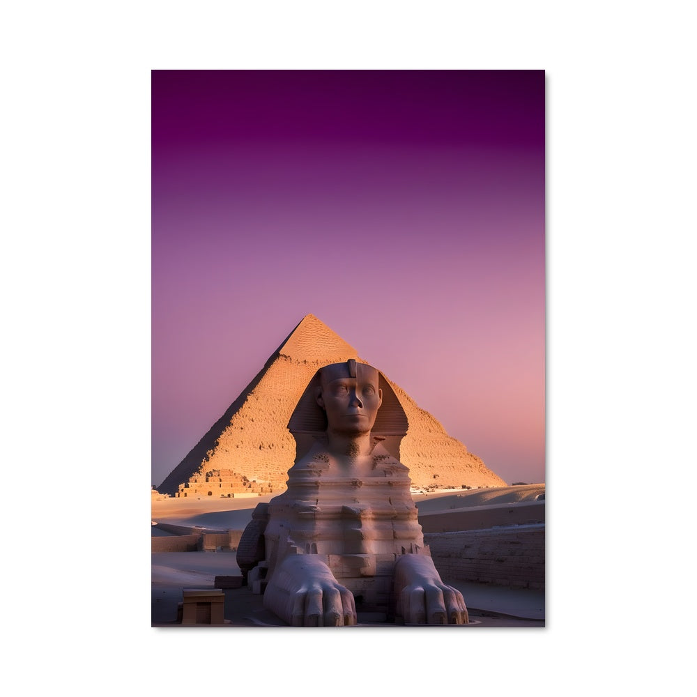 Poster Sphinx au Crépuscule