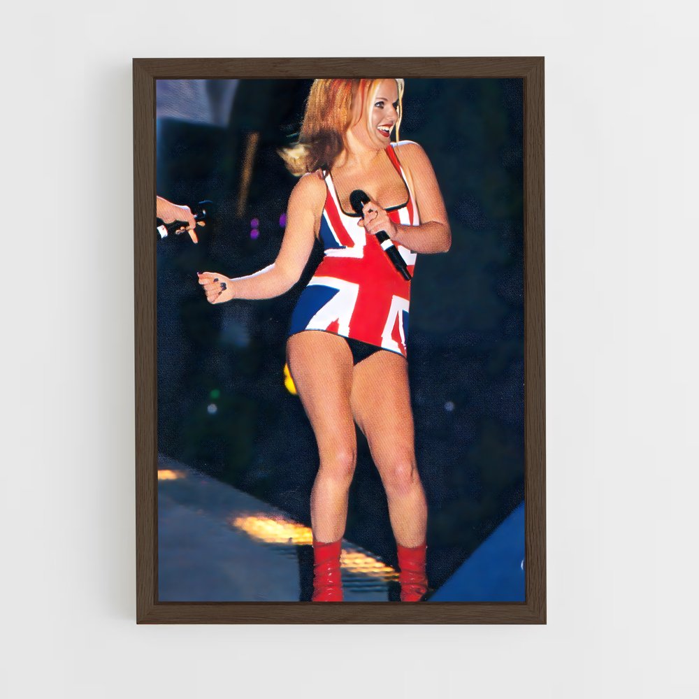 ap-spice girls-2 cadre Bois foncé
