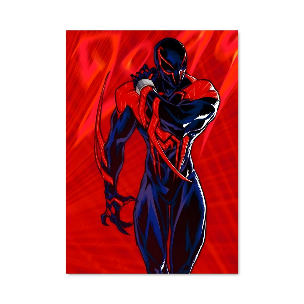 Poster Araignée Rouge et Noire